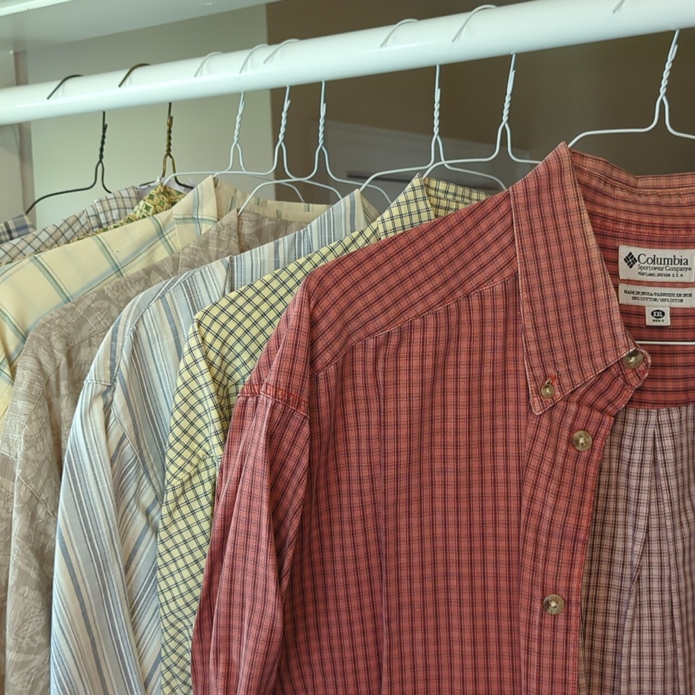 Columbia, etc al,  short sleeve shirts